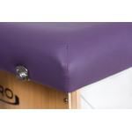 RestPro Classic 2 Purple Set Κρεβάτι Μασάζ Φυσικοθεραπείας Βαλίτσα Ξύλινο Massage Table + Massage Bolsters